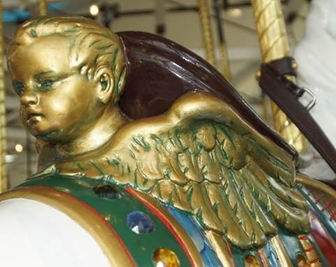 A picture containing indoor, carousel

Description automatically generated